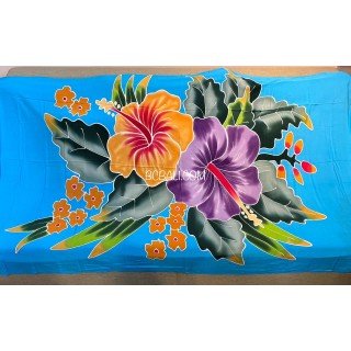 Rayon Sarong Lava Lava Hand Painted Originally by Balinese Artisans